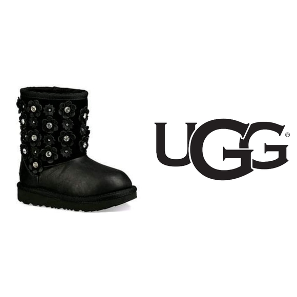 UGG Other - 😍LIKE NEW! UGG boots leather little girl size 3
